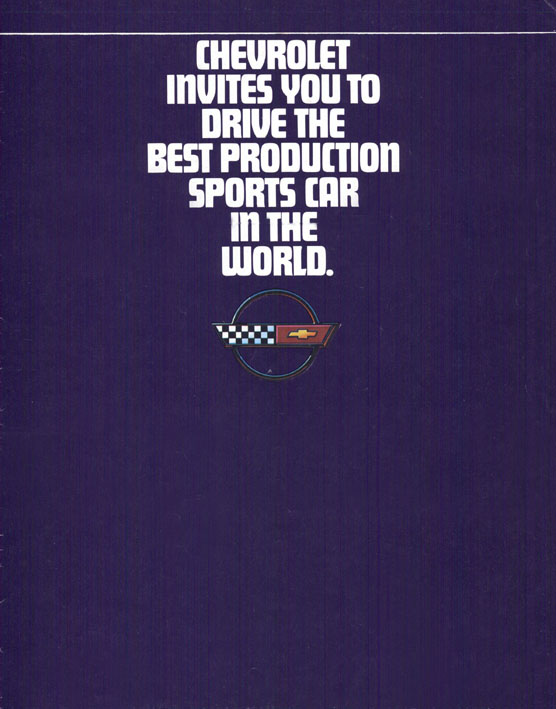 1984 Corvette Brochure